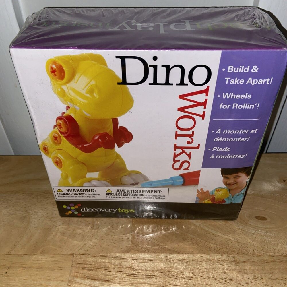 Discovery Toys Dino Works T-Rex Dinosaur With Screwdriver Tool-BRAND NEW-SEALED